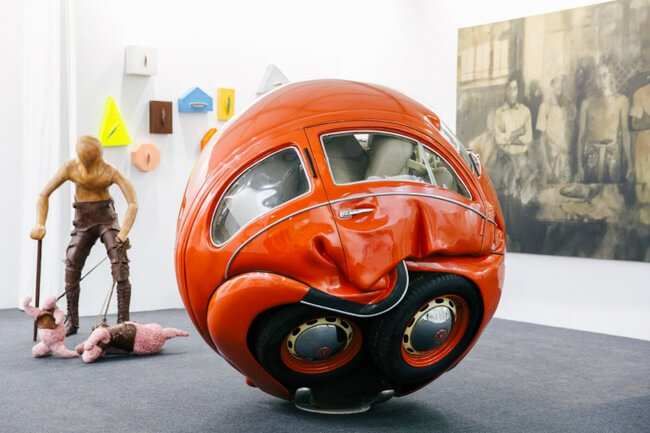 Cars Compressed into Perfect Spheres 3