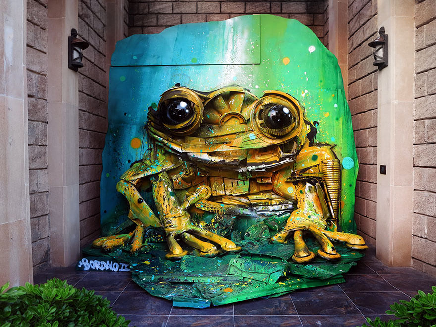 Artur Bordalo Creates Art From Trash To Remind Us All About Pollution   Art From Trash 18 1 