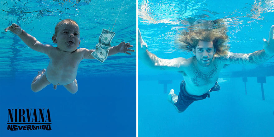 Spencer Elden The Famous Nirvana Baby Recreates The Album Cover 25 Years Later