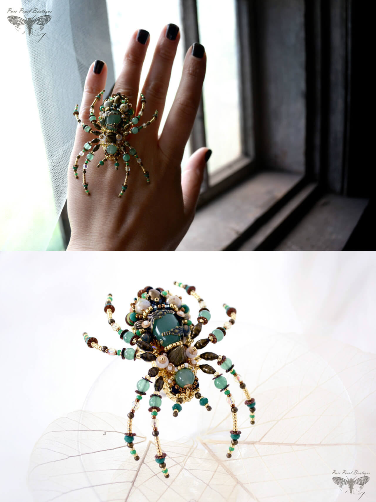 Spider Jewelry By Agija Rezcova Is Just In Time For Halloween