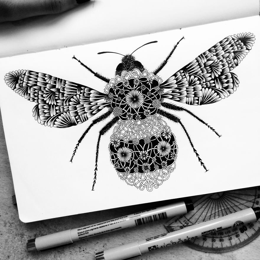 22 Detailed Drawings Created By An Obsessed And Talented Artist