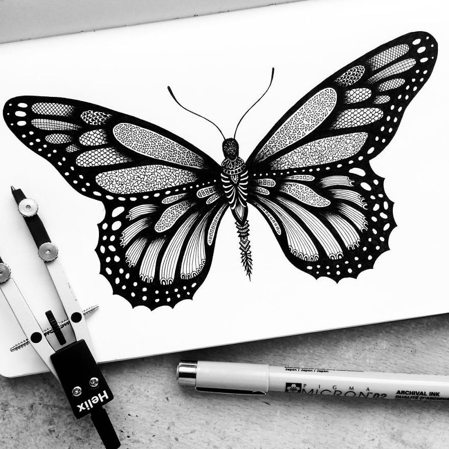 22 Detailed Drawings Created By An Obsessed And Talented Artist