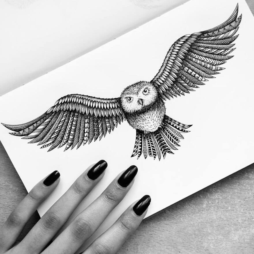 22 Detailed Drawings Created By An Obsessed And Talented Artist