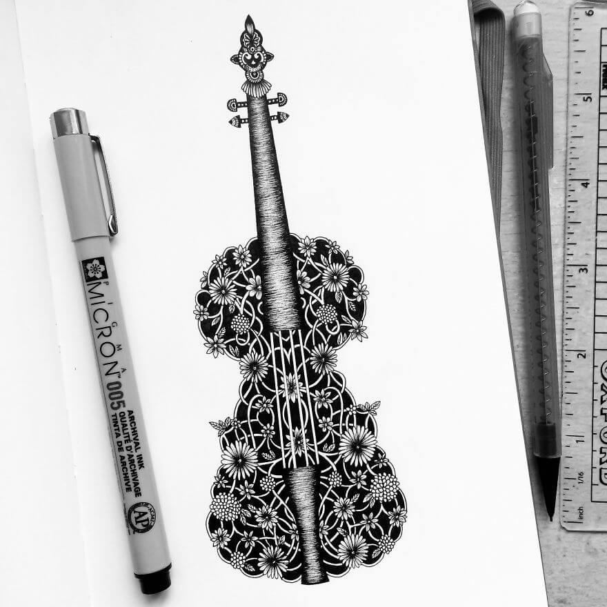 22 Detailed Drawings Created By An Obsessed And Talented Artist