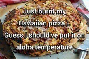 burned pizza