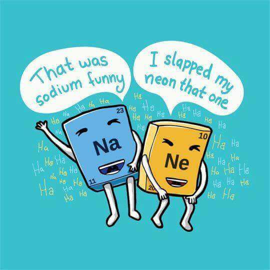 chemical characters laughing 