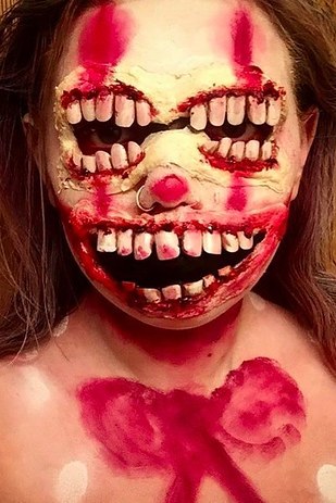 creepy halloween makeup 18