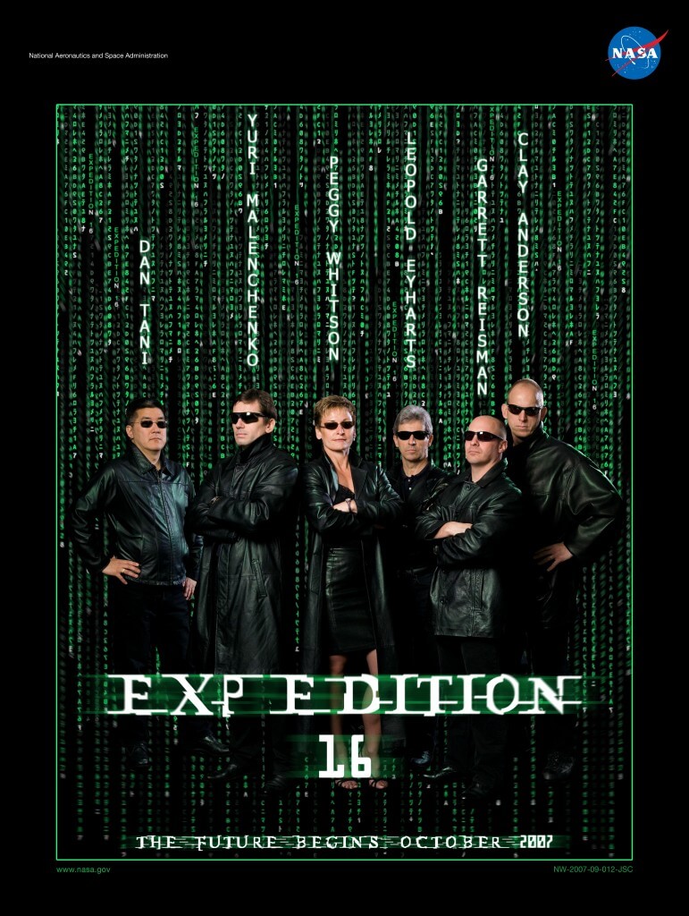 ISS Expedition Astronauts movie parody posters (1)