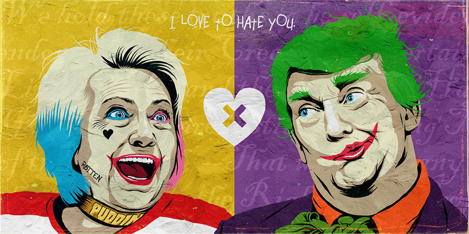 billy butcher trump clinton pop characters 2