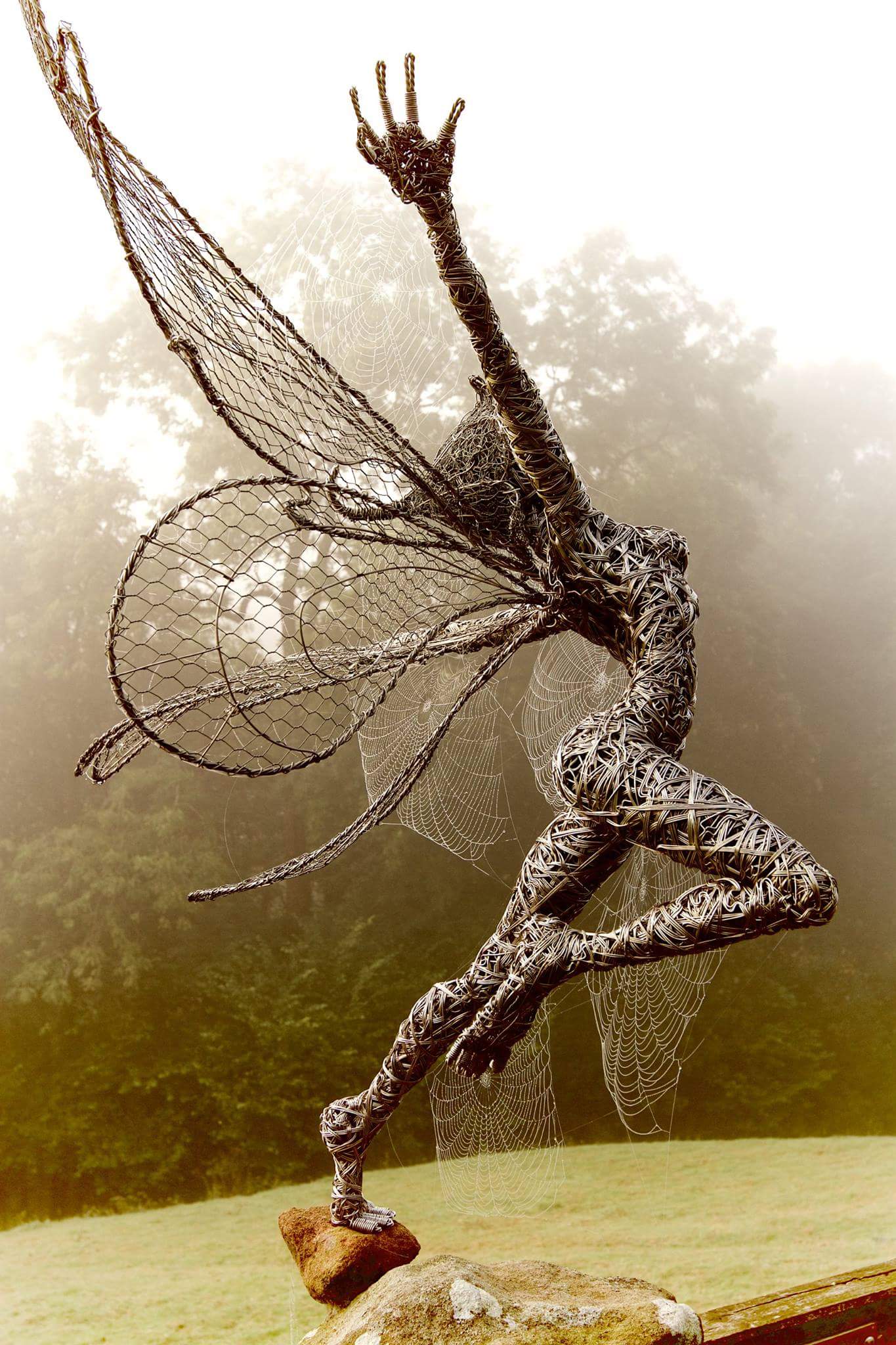 fantasy wire sculptures by robin wight 11