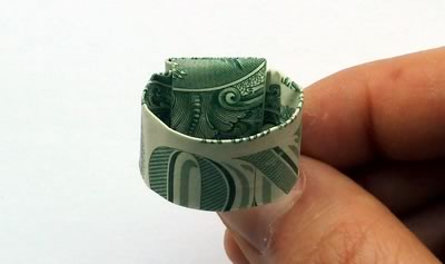 how to make a dollar bill ring 19