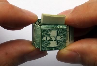 how to make a dollar bill ring 20