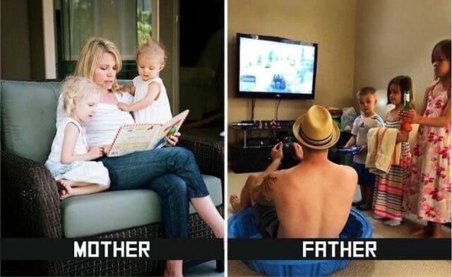 23 Hilarious Mom Vs Dad Memes That Show The Difference Of