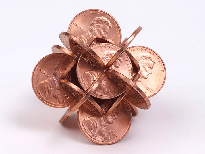 robert wechsler coin sculptures 3