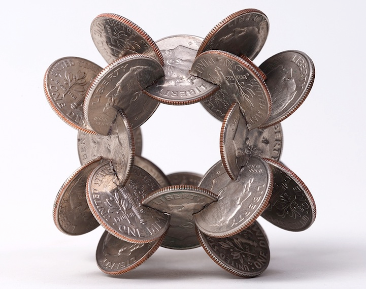 robert wechsler coin sculptures