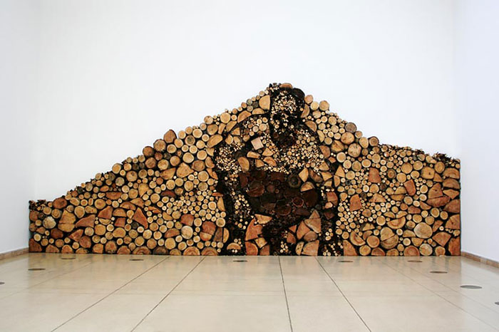 wood pile art 20