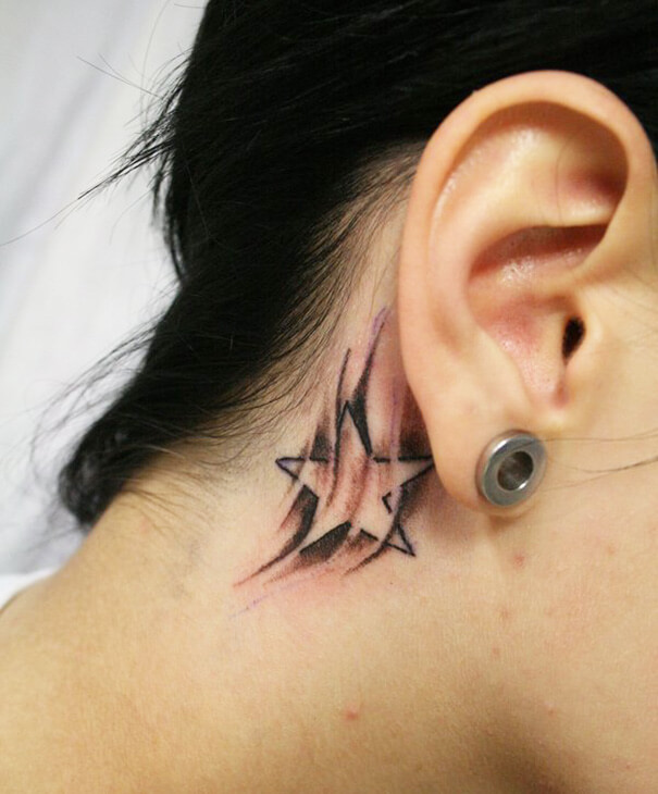 31 Behind The Ear Tattoos That Will Make You Want To Get Inked