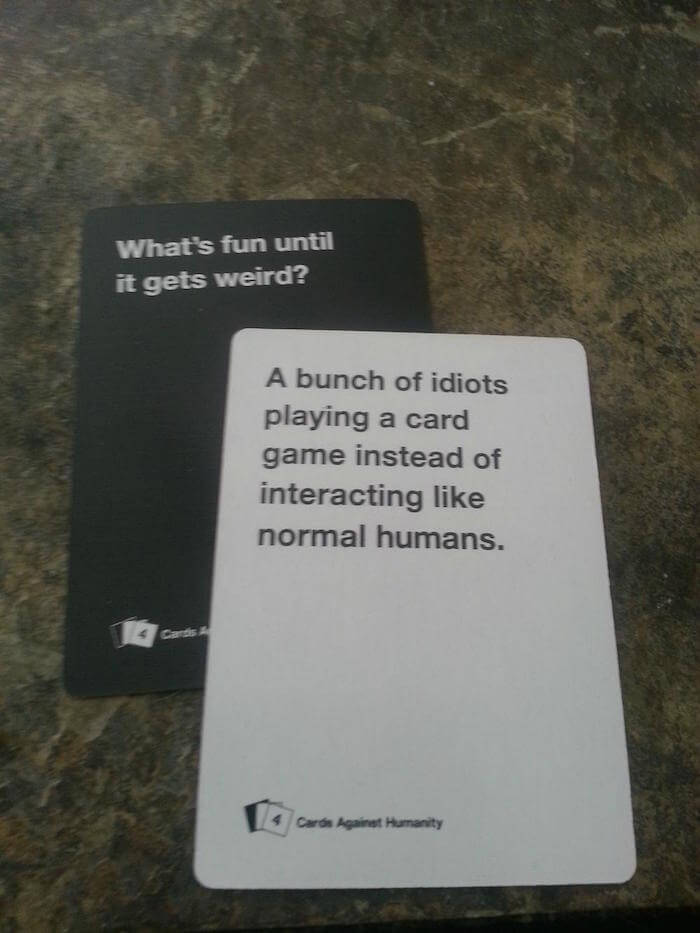 44 Cards Against Humanity Best Combos That Prove This Game Is Insane