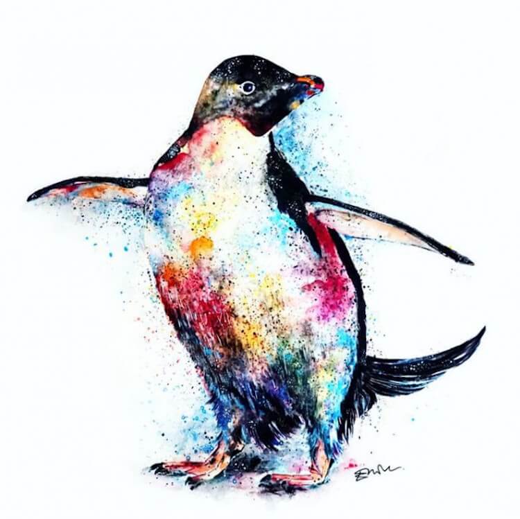 Emily Tan Creates Colorful Animal Paintings That Will ...