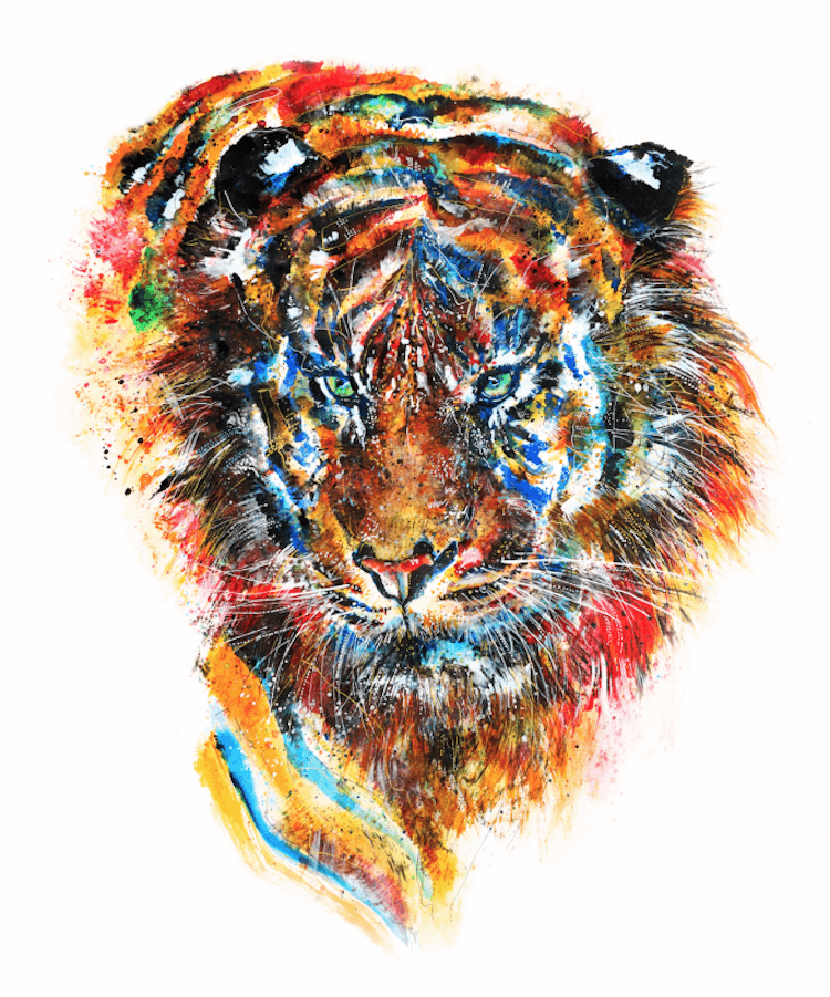 Emily Tan Creates Colorful Animal Paintings That Will Completely Stun You