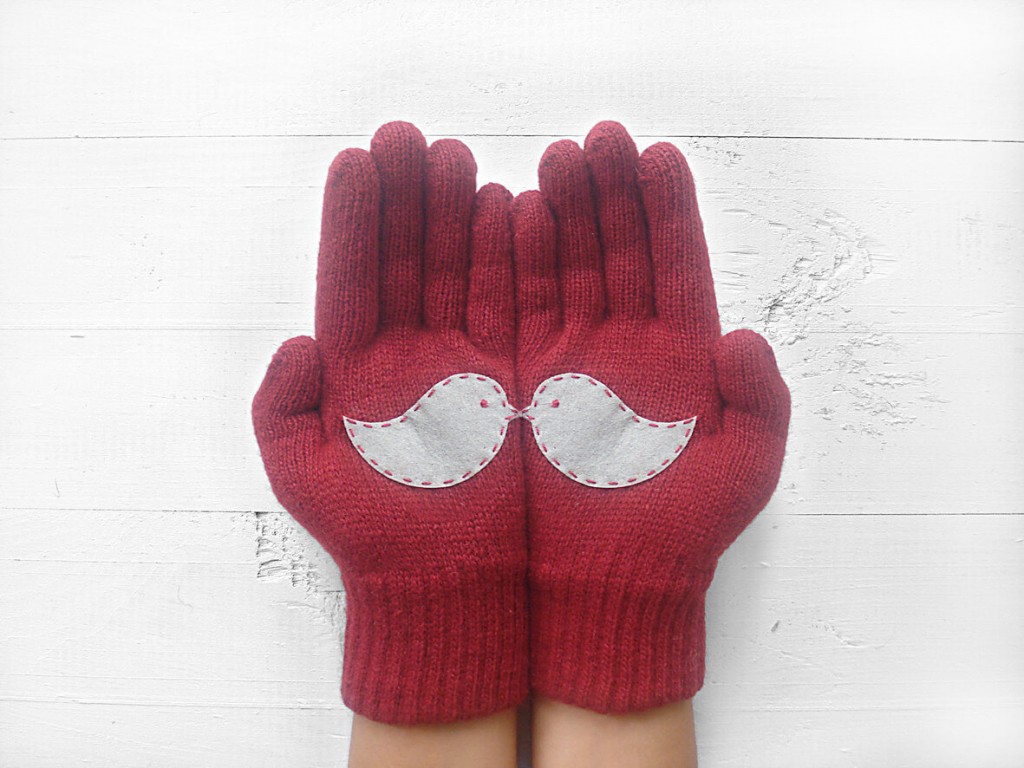 Cute Gloves Reveles Adorable Images When You Place Them Together