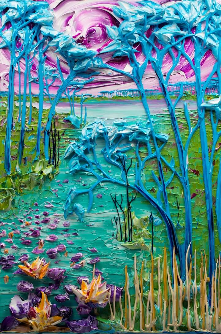 Beautiful Textured Paintings By Justin Gaffrey Teases You