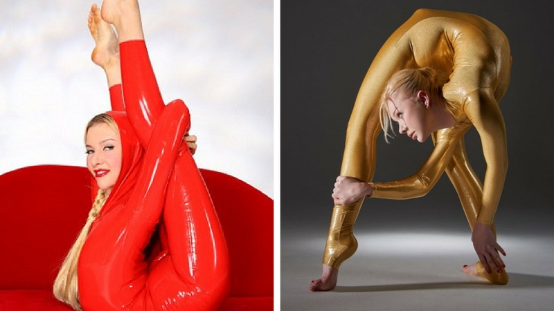 Zlata The World S Most Flexible Woman Showing Her Incredible Contortionist Skills In