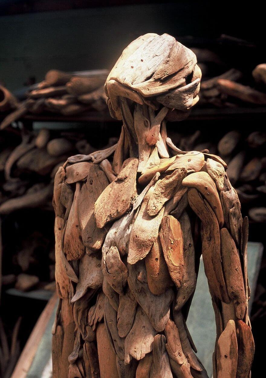 Nagato Iwasaki driftwood sculptures 2 (1)