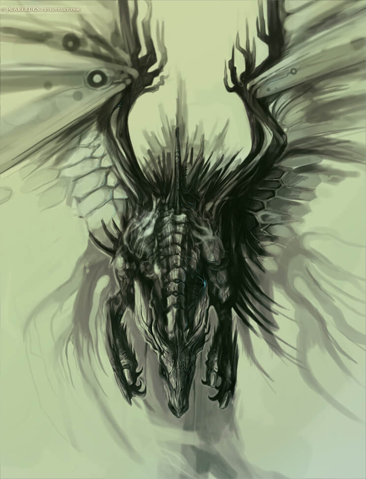 32 Awesome Dragons Drawings And Picture Art Of The Mythical Creatures