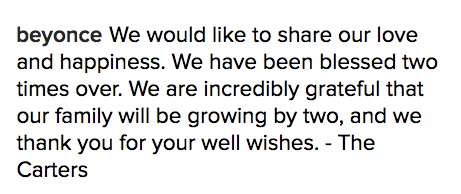 beyonce pregnant again twins 2