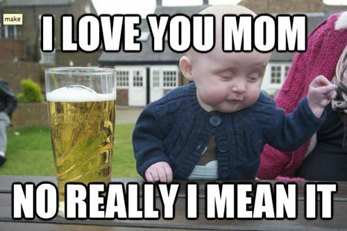 21 Drunk Baby Meme Pictures That Will Make You Think Twice About Kids