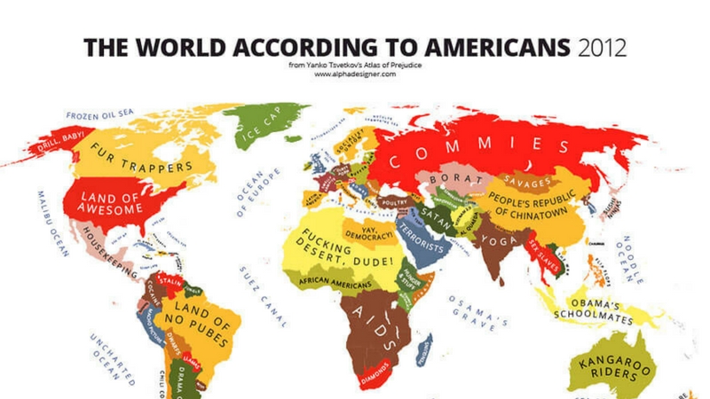 31 Funny Maps Of National Stereotypes And How People View