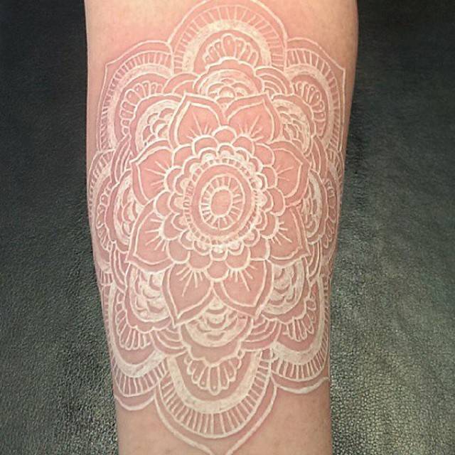 50 White Ink Tattoos That Redefine What Beautiful Is