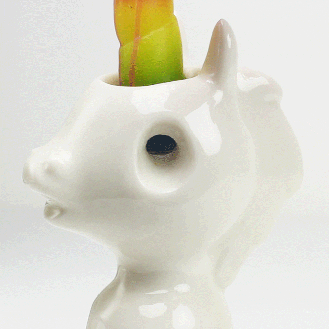 crying unicorn candle 2