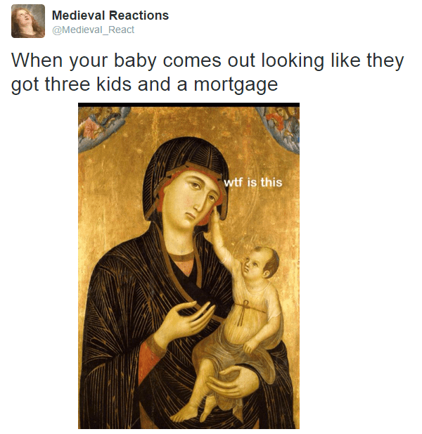 40 Funny Medieval Art Reactions That Are So Real You See Your Entire Life