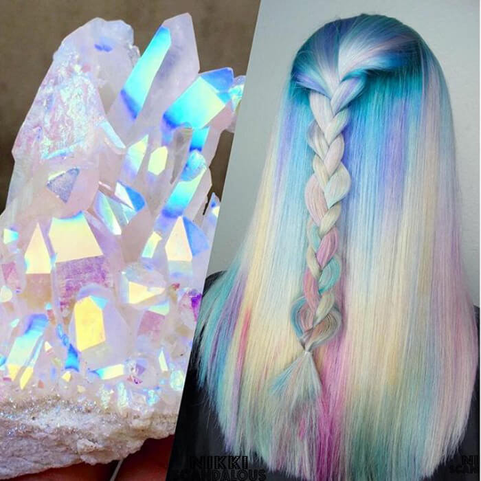 36 Beautiful Holographic Hair Trend Pictures That Are So 