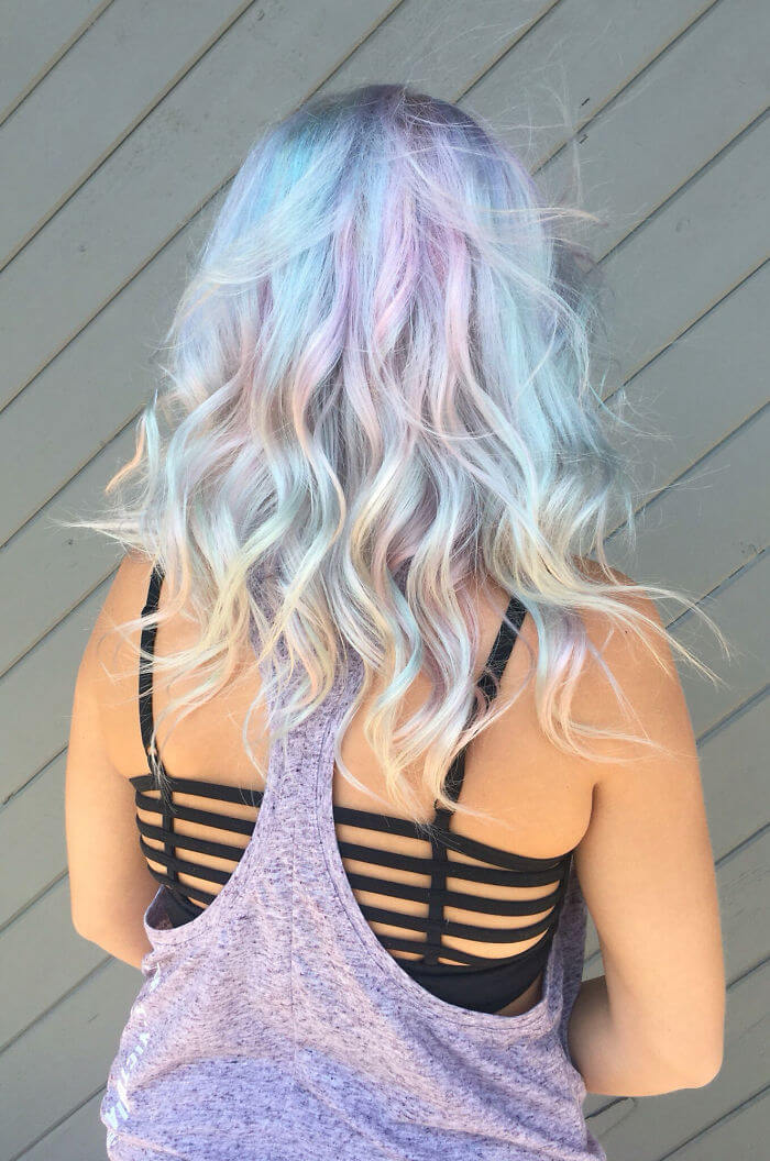 36 Beautiful Holographic Hair Trend Pictures That Are So 