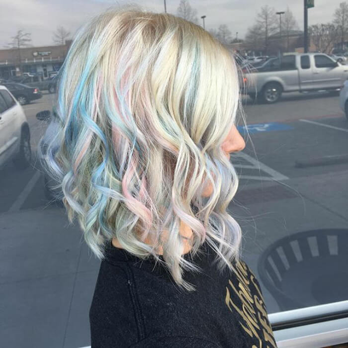 36 Beautiful Holographic Hair Trend Pictures That Are So 