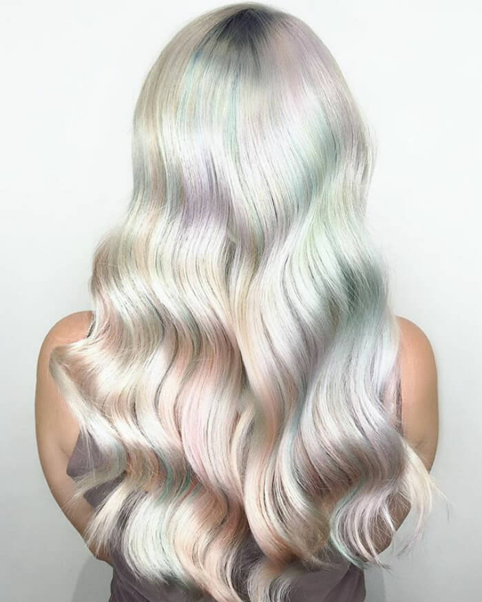 36 Beautiful Holographic Hair Trend Pictures That Are So 