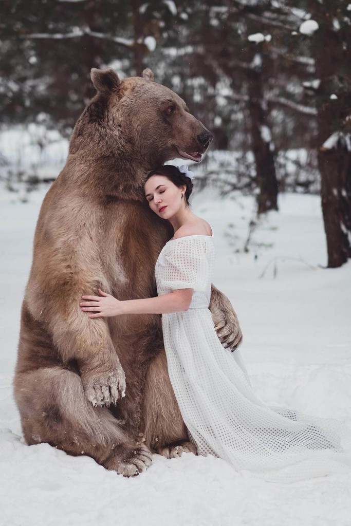 Olga Barantseva Takes Dreamlike Photos Of Animal Portraits With Real ...