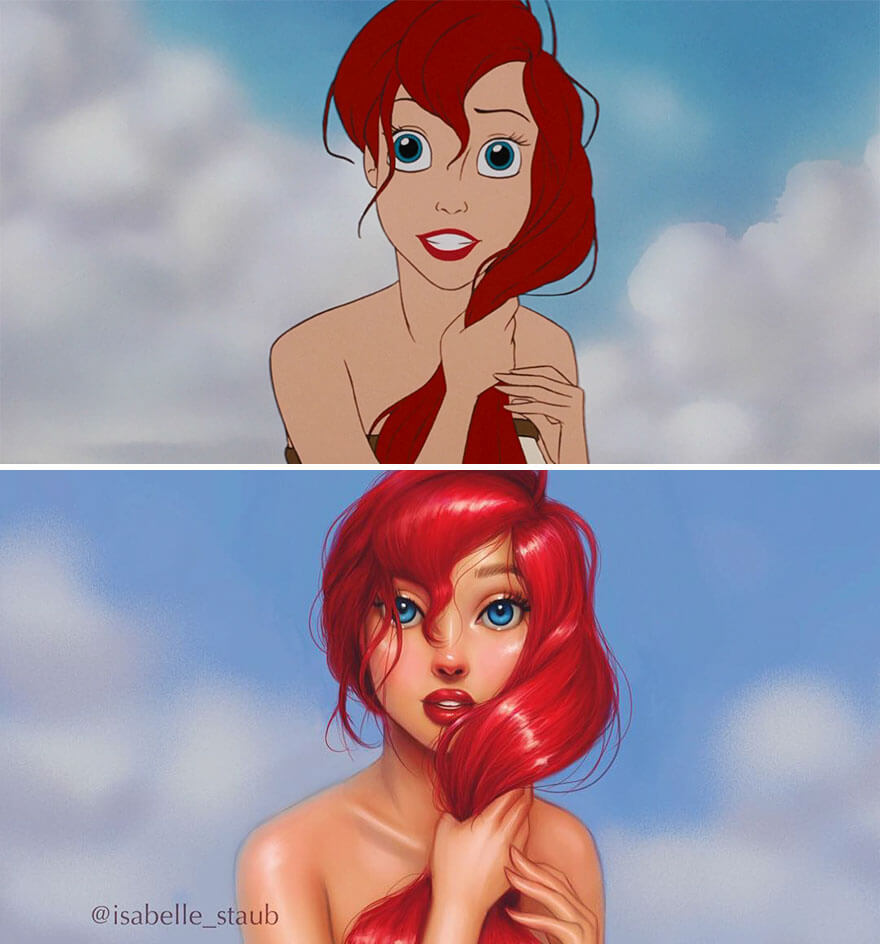Isabelle Staub Created Realistic Disney Princesses That