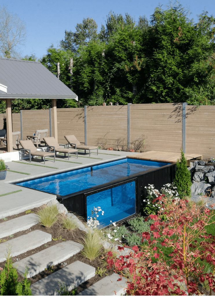 This Shipping Container Pool Is The Coolest New Trend If You Have The ...