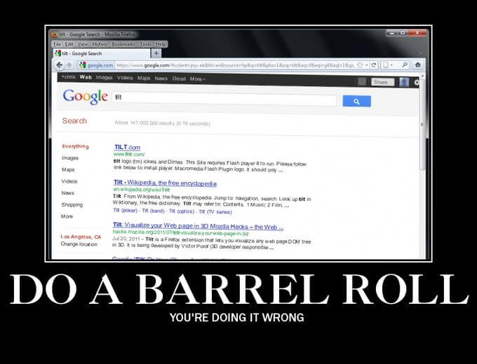 do a barrel roll 3