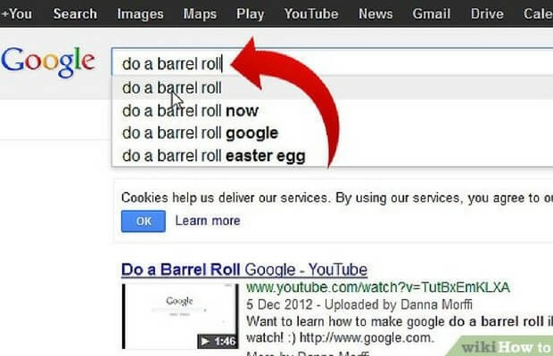 Google Do A Barrel Roll