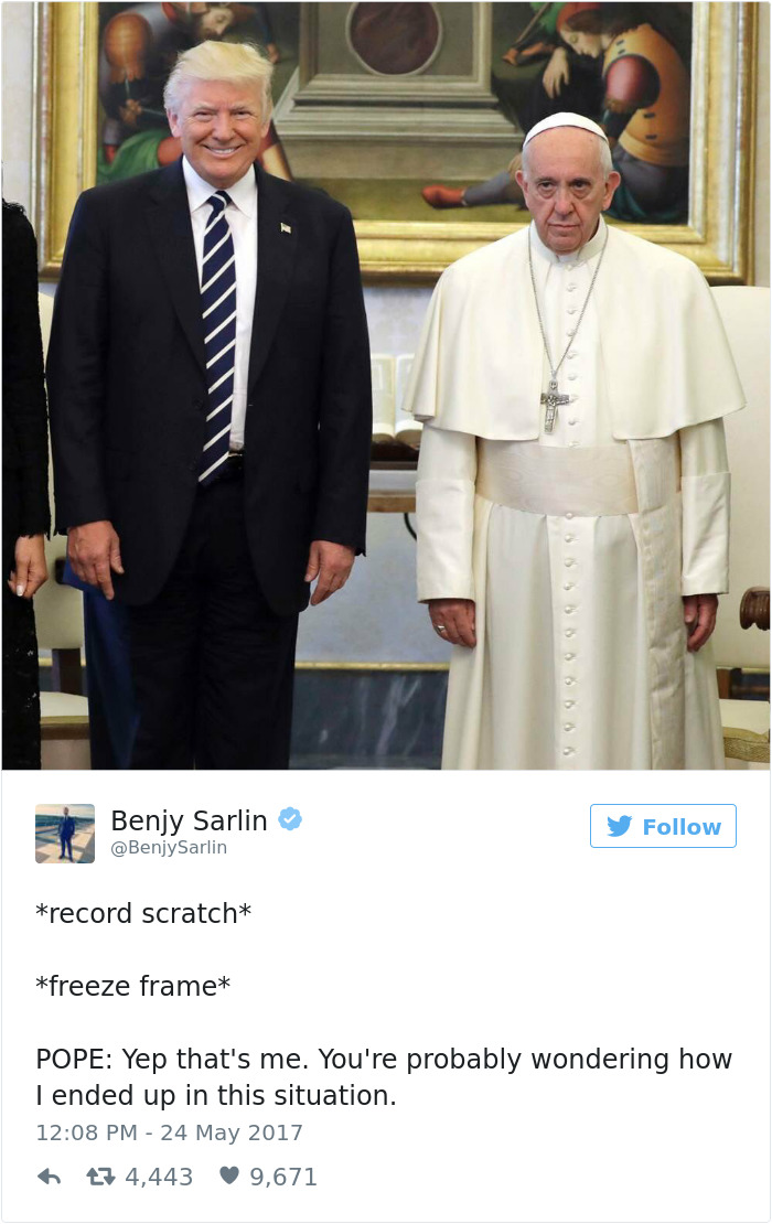 The Meeting Between Donald Trump And Pope Francis Blessed Us With The ...