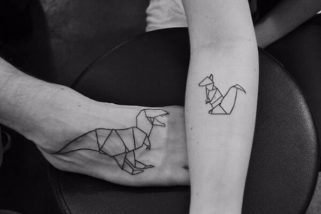 geometrical tattoos 15