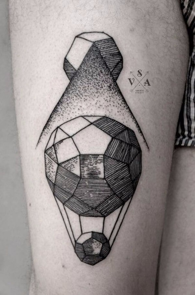 geometrical tattoos 22