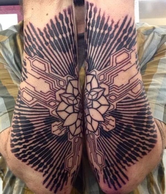 symmetrical tattoos 72