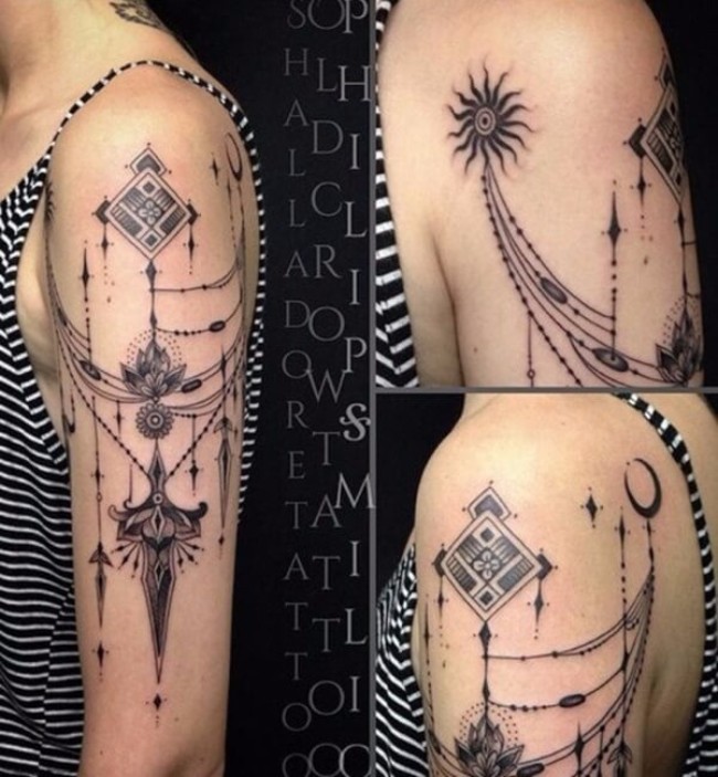 symmetrical tattoos 73