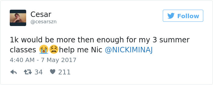 nicki minaj paying college tuition for students 10